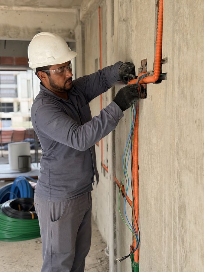 Instalações elétricas para obras novas
